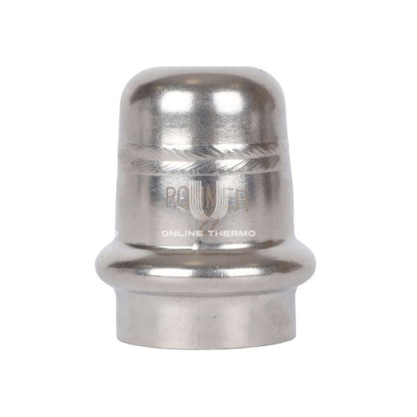 Заглушка с раструбом Rommer RSS-0025-000022, 22 мм, пресс-обжим