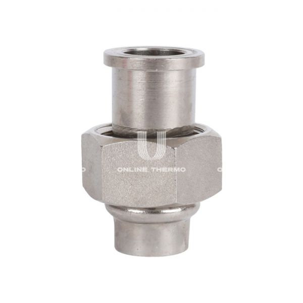 Переходник однораструбный с накидной гайкой Rommer RSS-0026-001534, 3/4"?15 мм, пресс-обжим