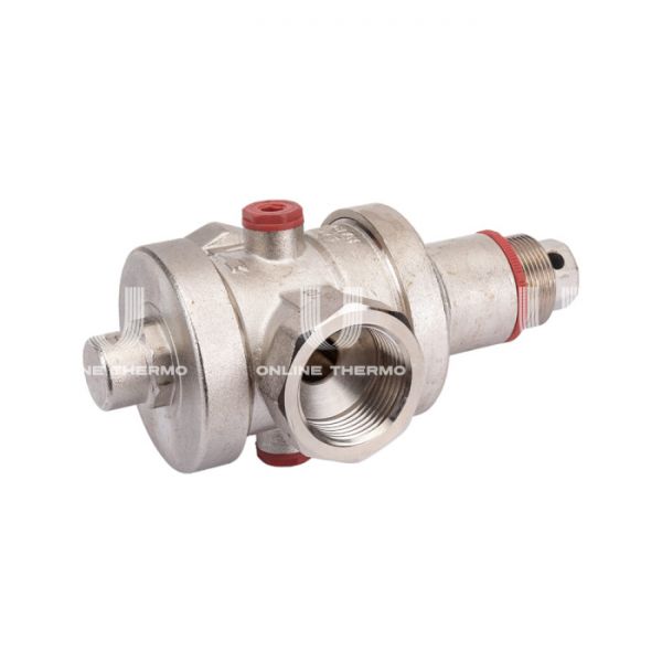 Редуктор давления Rommer RVS-0008-000020, 3/4", PN25, поршневой, с присоединением к манометру