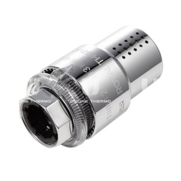 Термостатическая головка (термостат) Royal Thermo Design RTO 07.0010, жидкостная, М30х1.5, хром
