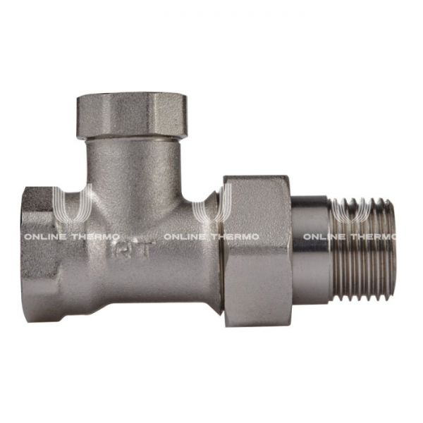 Комплект радиаторных прямых клапанов ручной регулировки Royal Thermo RTO 50.009 1/2" ВР-НР, 2 шт.