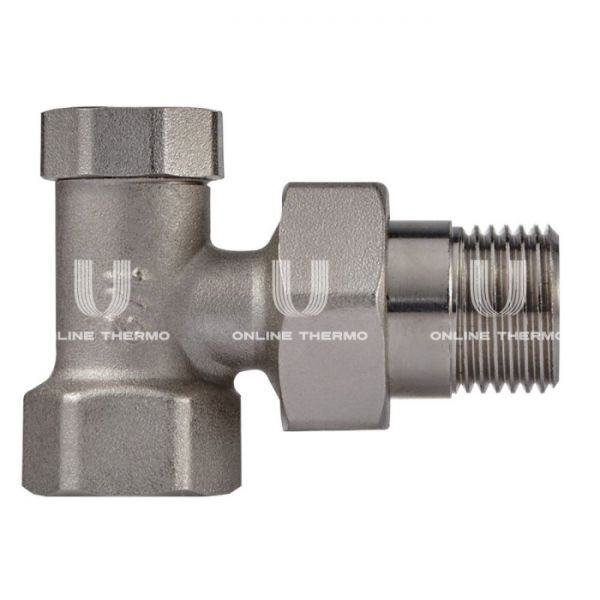 Комплект радиаторных угловых клапанов ручной регулировки Royal Thermo RTO 50.011 1/2" ВР-НР, 2 шт.