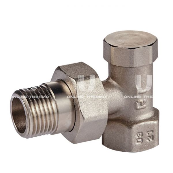 Комплект радиаторных угловых клапанов ручной регулировки Royal Thermo RTO 53.011 3/4" ВР-НР, 2 шт.