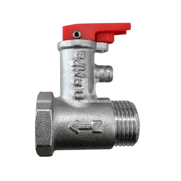 Клапан предохранительный (сбросной) для бойлера SantechSystems, 1/2" ВР-НР, 0-8 бар