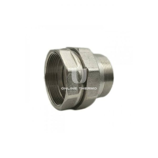 Прямое разъемное соединение "американка" SantechSystems ВР-НР 1", никелированное