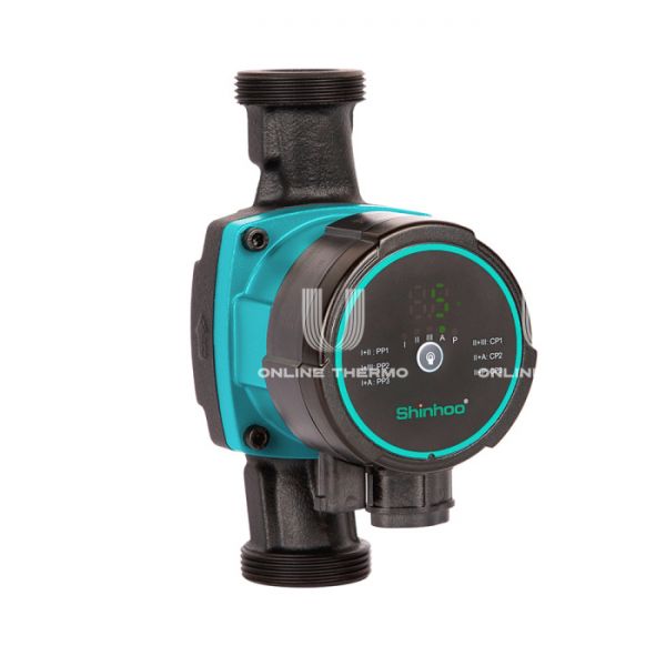 Насос циркуляционный Shinhoo MASTER S 25-4 71111002, с гайками, база 180 мм