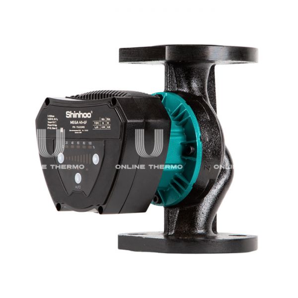 Насос циркуляционный Shinhoo MEGA 40-6F 71121005, база 220, 1х230 В, фланцевое соединение