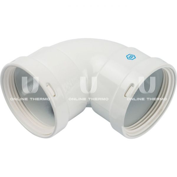 Элемент дымохода Stout отвод 90° м/м DN80