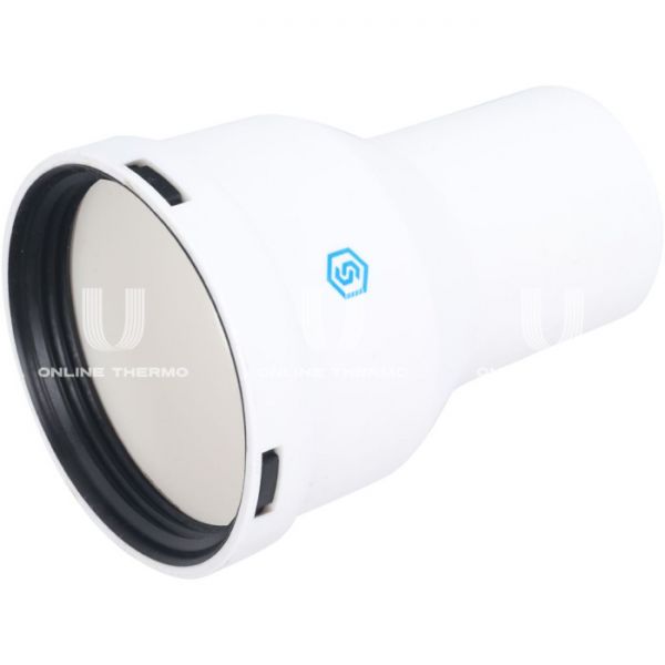 Элемент дымохода Stout конденсац.адаптер увелич. DN60/80  134 мм м/п