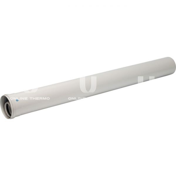 Элемент дымохода Stout конденсац. труба  1000 мм O60/100 м/п PP-FE