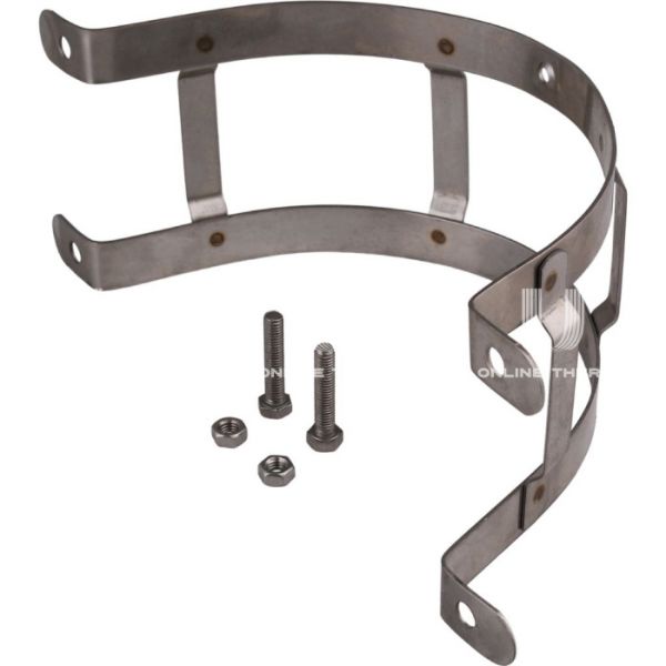 Элемент дымохода Stout фиксатор соединений  PP-труб 80 (в шахте дымохода). нерж.сталь