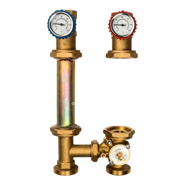 Насосная группа Stout SDG-0007-003201 DN 32 1''1/4'' с приводным смесителем, без насоса, подача справа