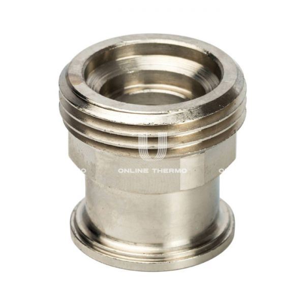 Прямое разъемное соединение "американка" Stout SDG-0019-010025, с плоским уплотнением, 1", никелированное