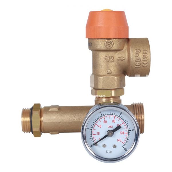 Насосная группа Stout SDG-0038-182502 DN 25 (1") с разделительным теплообменником (18 пластин), с насосом Grundfos UPSO 25-65, подача справа