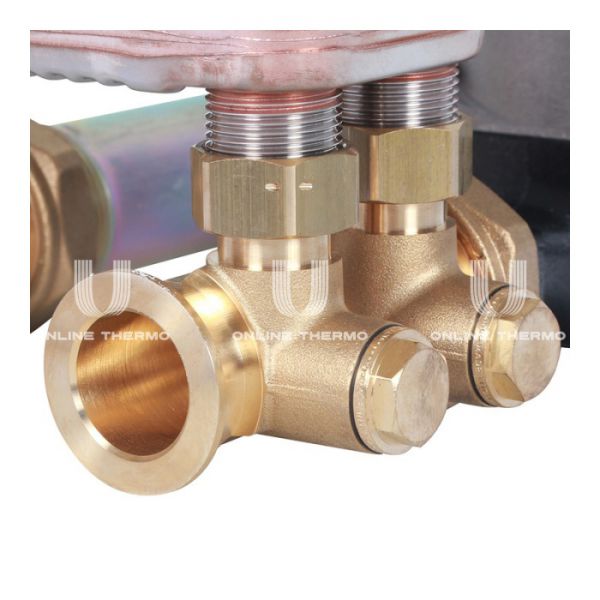 Насосная группа Stout SDG-0038-182502 DN 25 (1") с разделительным теплообменником (18 пластин), с насосом Grundfos UPSO 25-65, подача справа