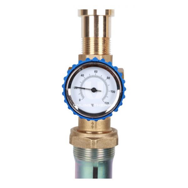 Насосная группа Stout SDG-0038-342501 DN 25 (1") с разделительным теплобменником (34 пластины) и насосом Grundfos UPSO 25-65, подача справа