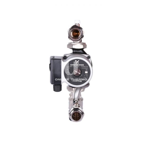 Насосно-смесительный узел Stout SDG-0120-007001, с термостатическим клапаном 30-60°C, с насосом UPSO 25-65, 130 мм