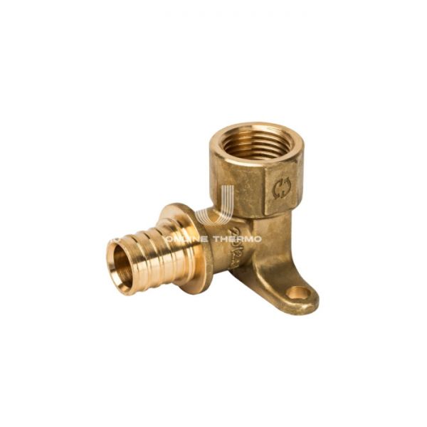 Угольник Stout настенный с креплением 20xRp 1/2", аксиальный