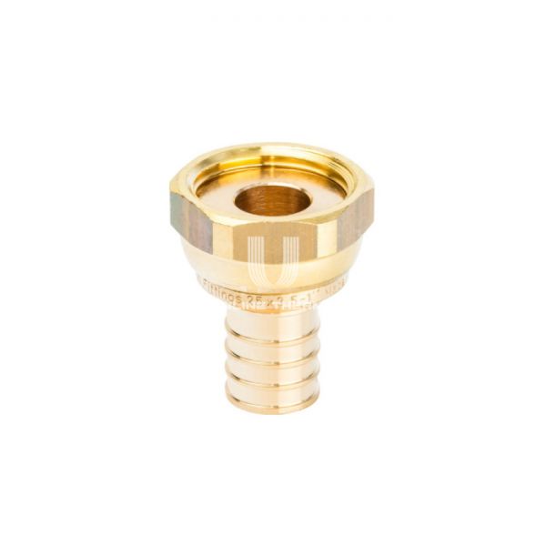 Переходник Stout с накидной гайкой 25xG 1", аксиальный