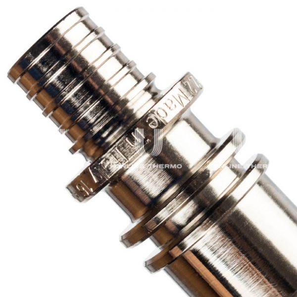 Трубка для подключения радиатора Stout, Г-образная 16/250, аксиальная