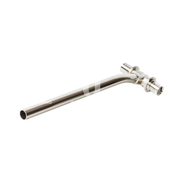 Трубка для подключения радиатора Stout Т-образная 16/1000 для труб из сшитого полиэтилена аксиальный