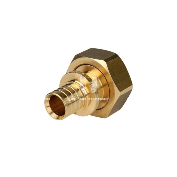 Переходник Stout с накидной гайкой (евроконус) 16xG 3/4", аксиальный