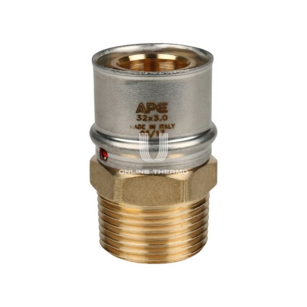 Муфта с наружной резьбой Stout SFP-0001-000132 1"х32, пресс-фитинг