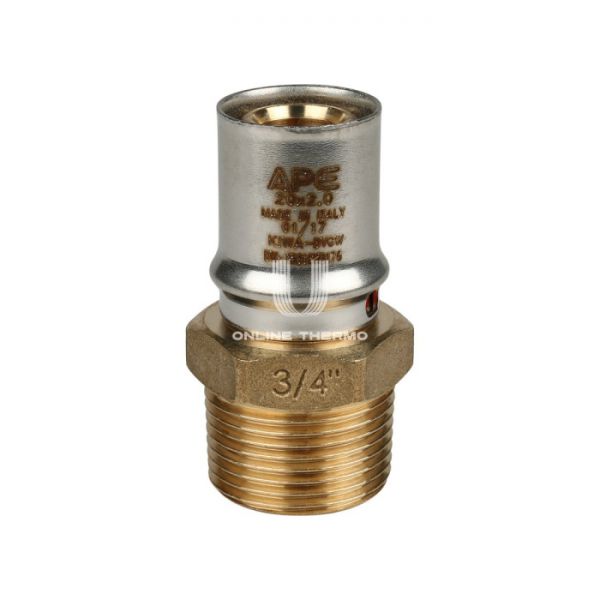 Муфта с наружной резьбой Stout SFP-0001-003420 3/4"х20, пресс-фитинг