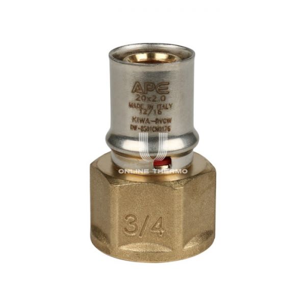 Муфта с внутренней резьбой Stout SFP-0002-003420 3/4"х20, пресс-фитинг