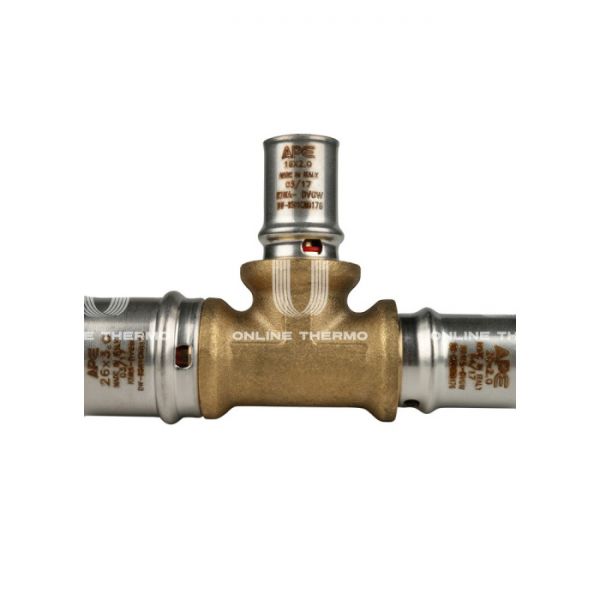 Тройник переходной Stout SFP-0005-261620, 26х16х20 мм, пресс-фитинг