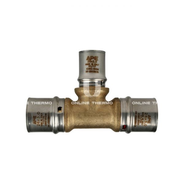 Тройник переходной Stout SFP-0005-262026, 26х20х26 мм, пресс-фитинг