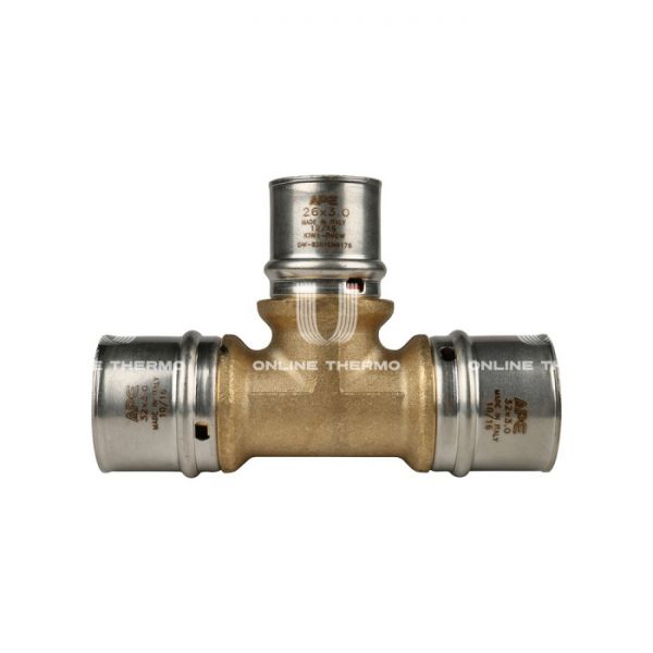 Тройник переходной Stout SFP-0005-322632, 32х26х32 мм, пресс-фитинг