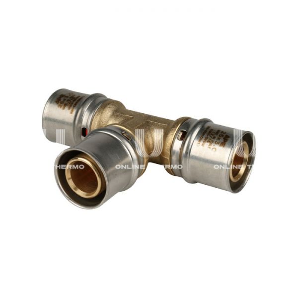 Тройник равнопроходной Stout SFP-0006-262626, 26 мм, пресс-фитинг