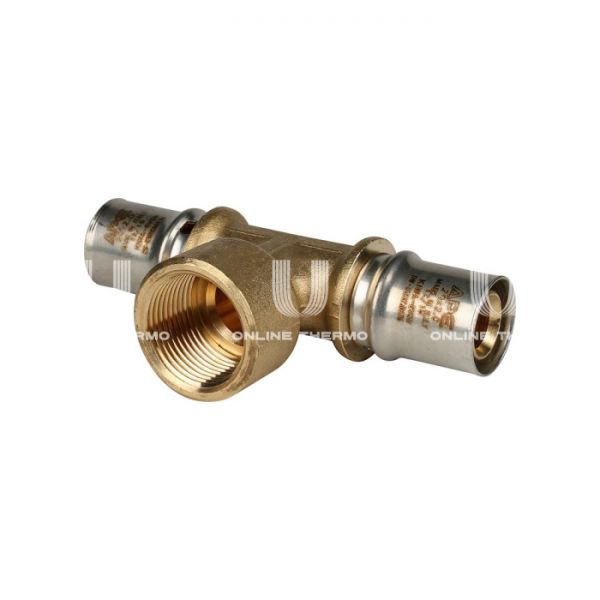 Тройник с внутренней резьбой Stout SFP-0007-003420 20х3/4"х20, пресс-фитинг