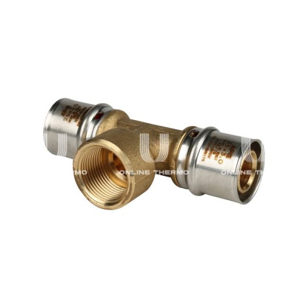 Тройник с внутренней резьбой Stout SFP-0007-003426 26х3/4"х26, пресс-фитинг