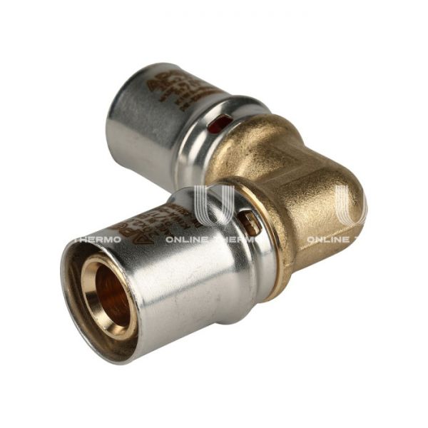 Угольник (угол) 90° Stout SFP-0009-002020, 20 мм, пресс-фитинг