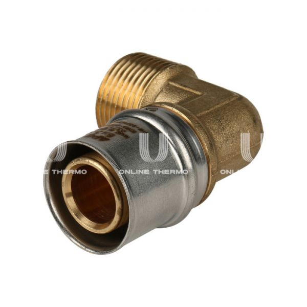 Угольник (угол) с наружной резьбой Stout SFP-0011-000132 1"х32, пресс-фитинг