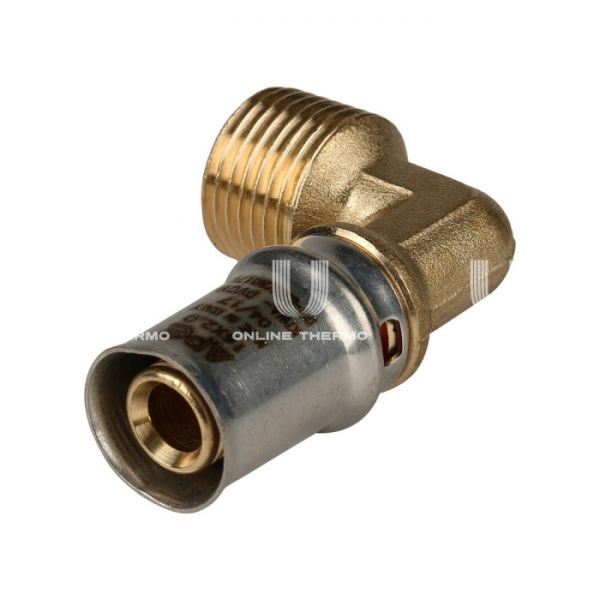 Угольник (угол) с наружной резьбой Stout SFP-0011-001216 1/2"х16, пресс-фитинг