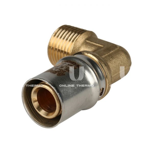 Угольник (угол) с наружной резьбой Stout SFP-0011-001220 1/2"х20, пресс-фитинг