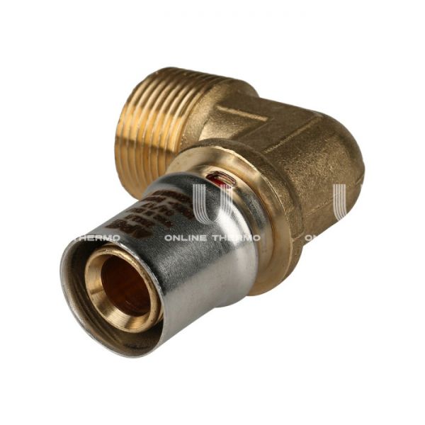 Угольник (угол) с наружной резьбой Stout SFP-0011-003420 3/4"х20 пресс-фитинг