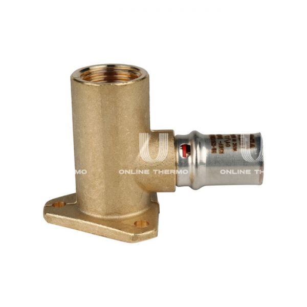 Угольник настенный (водорозетка) с креплением удлиненный Stout SFP-0012-001216 1/2"х16, пресс-фитинг