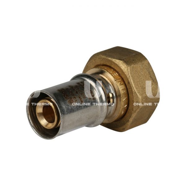 Муфта переходная (переходник) с накидной гайкой Stout SFP-0016-003416 3/4"х16, пресс-фитинг