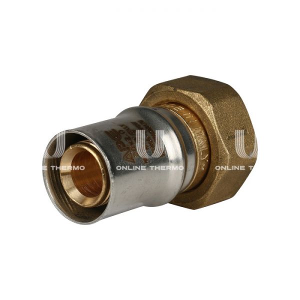 Муфта переходная (переходник) с накидной гайкой Stout SFP-0016-003420 3/4"х20, пресс-фитинг