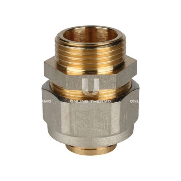 Муфта с наружной резьбой Stout SFS-0001-000132 1"х32, никелированная, компрессионная