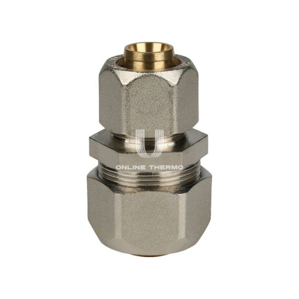 Муфта соединительная переходная Stout SFS-0004-002620, 26x20 мм, никелированная, компрессионная