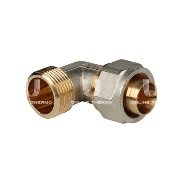 Угольник (угол) с наружной резьбой Stout SFS-0006-011432 1 1/4"x32, никелированный, компрессионный