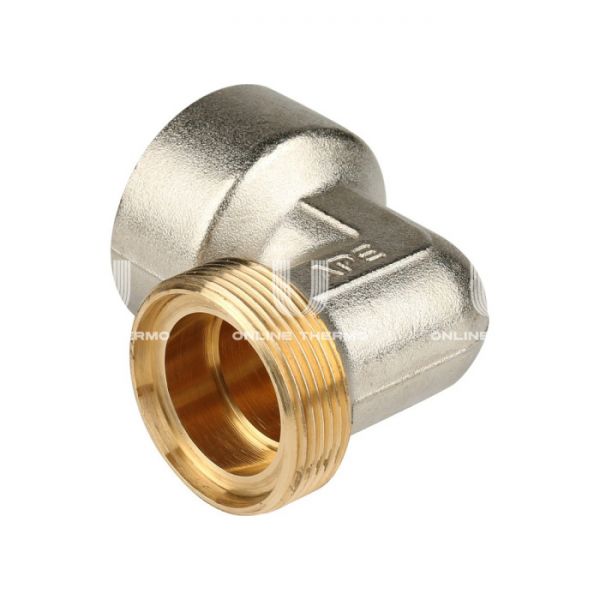 Угольник (угол) с внутренней резьбой Stout SFS-0007-000126 1"x26, никелированный, компрессионный