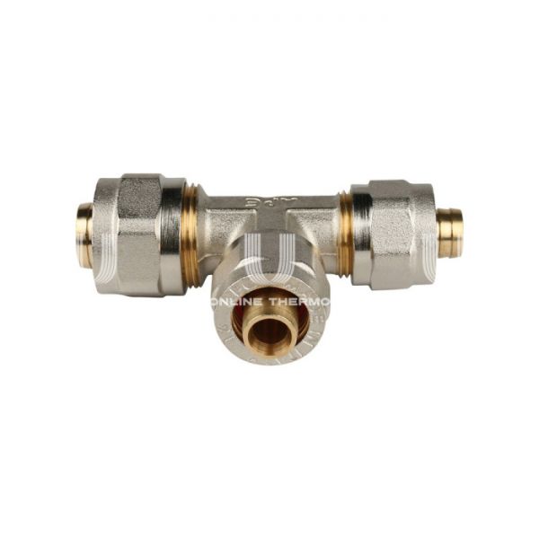 Тройник переходной Stout SFS-0010-201616, 20х16х16 мм, никелированный, компрессионный