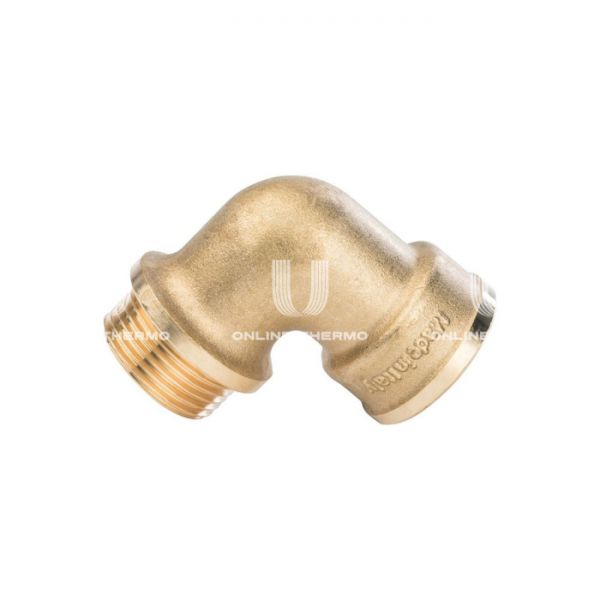 Угольник равносторонний с внутренней и наружной резьбой Stout с упором НВ 1"1/4