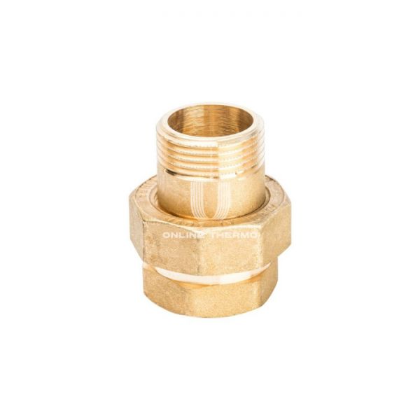 Прямое разъемное соединение "американка" Stout ВН, уплотнение o-ring 1"1/2